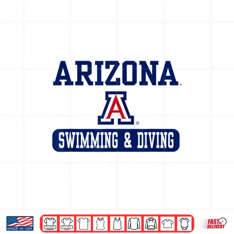 Design Officially Licensed Arizona Wildcats Swimming and Diving Graphic Shirt