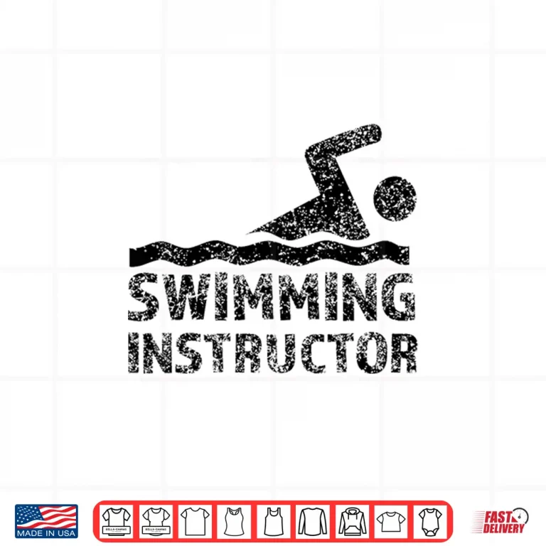 Design Lesson Instructor Professional Swimming Swim Coach Graphic Shirt