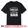 Parent Identity Vintage My Favorite Swimmer Calls Me Dad Shirt