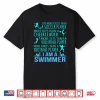 Professional Identity Swimming Swimmer Coach Modern Graphic Shirt