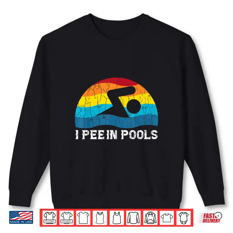 Sweatshirt Professional Identity I Pee In Pools Swimmer Swimming Player Shirt