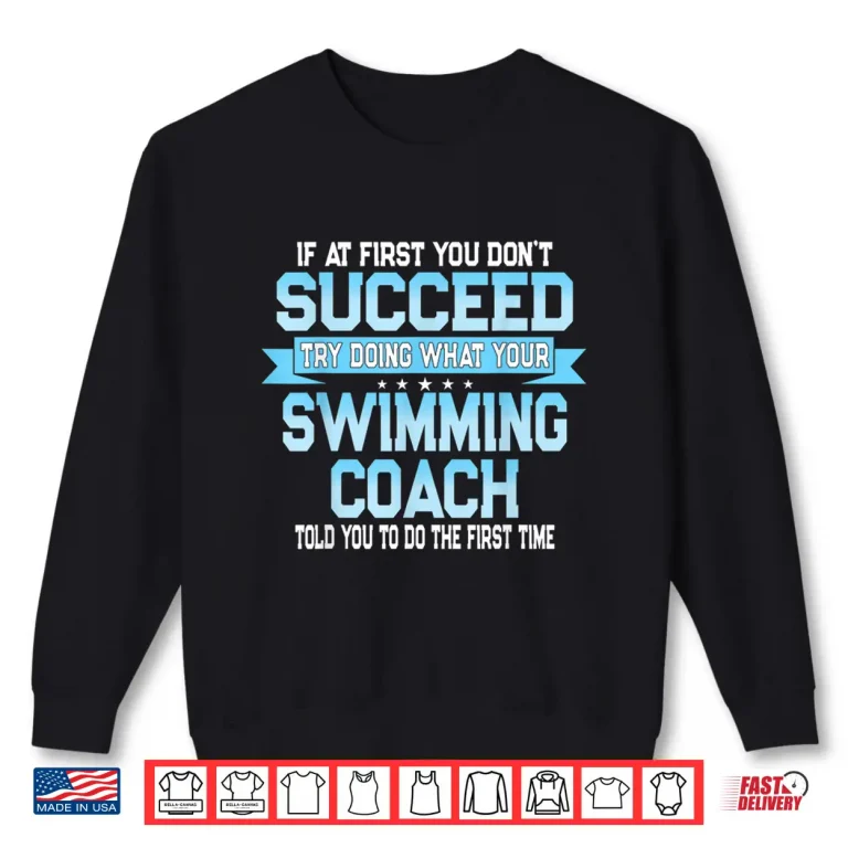 Sweatshirt Professional Practice Gift Swimming Coach Swimmer Humor Funny Shirt