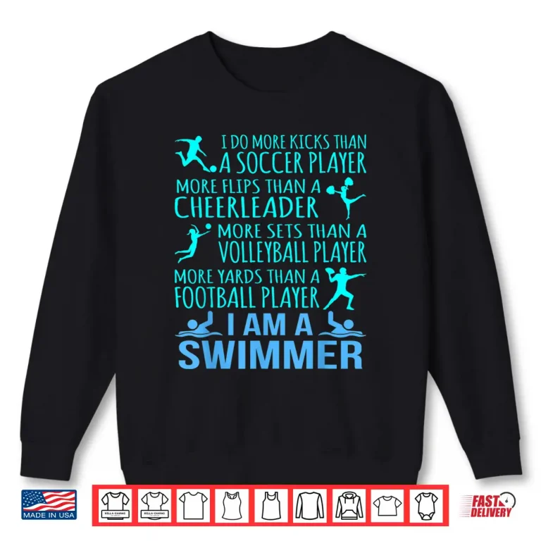 Sweatshirt Professional Identity Swimming Swimmer Coach Modern Graphic Shirt