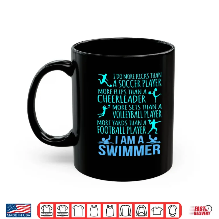 Mug Professional Identity Swimming Swimmer Coach Modern Graphic Shirt