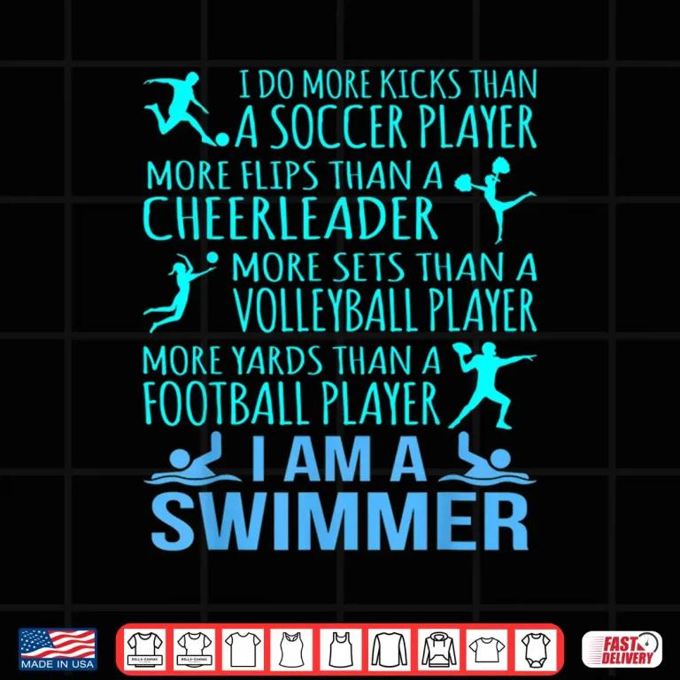 Design Professional Identity Swimming Swimmer Coach Modern Graphic Shirt