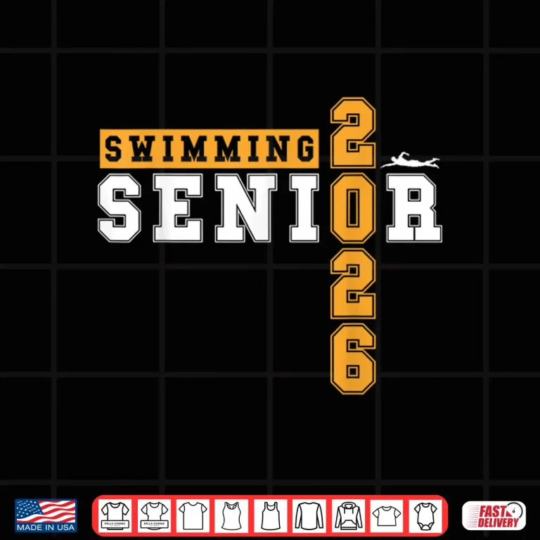 Design Senior Night Graduation Fifteen Swimming Senior Twenty Twenty Six Shirt
