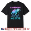Through One Hundred Days Swimming One Hundredth Day Of School Shirt