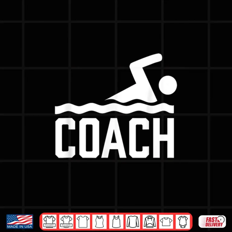 Design Trainer Instructor Professional Swimming Coach Swimmer Graphic Shirt