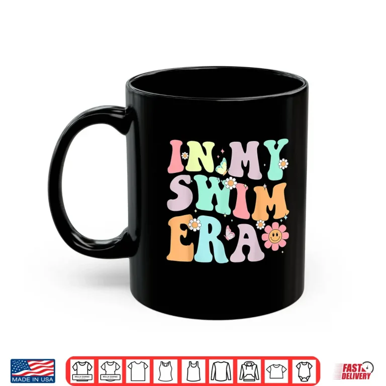 Mug In My Era Professional Swimming Swimmers Retro Groovy Vintage Shirt