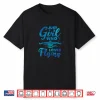 Just A Person Who Loves Flying Swimming Swimmer Humor Shirt