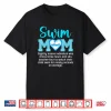 Parent Identity Definition Swim Mom Swimming Mother Identity Shirt