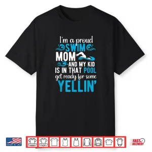 Parent Identity Swim Mom Swimming Mom Of A Swimmer Mama Shirt