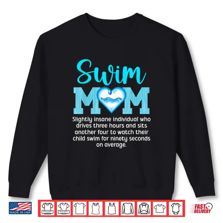 Sweatshirt Parent Identity Definition Swim Mom Swimming Mother Identity Shirt