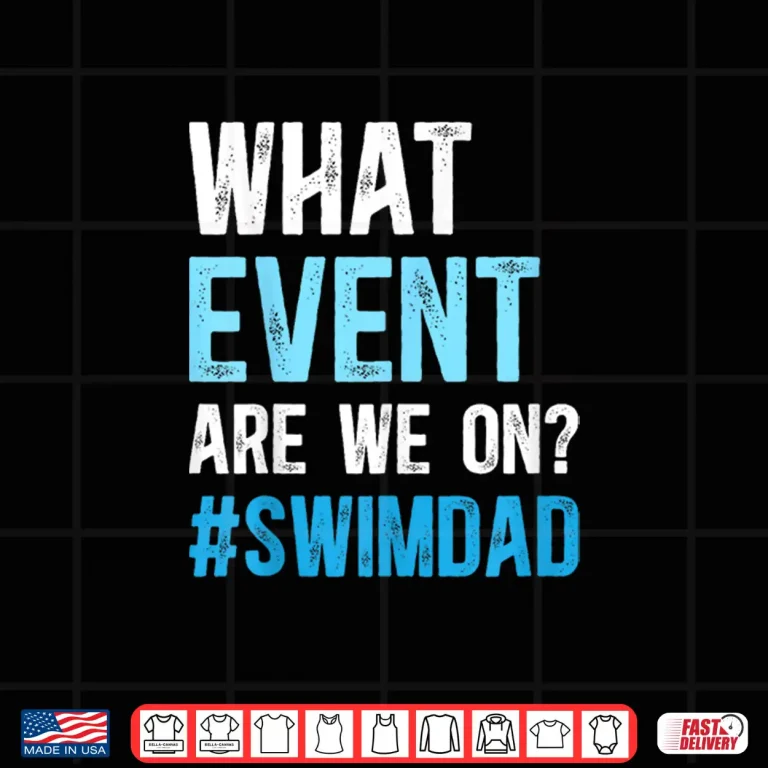 Design Parent Identity Swim Dad Father Swimming Dad Of A Swimmer Shirt