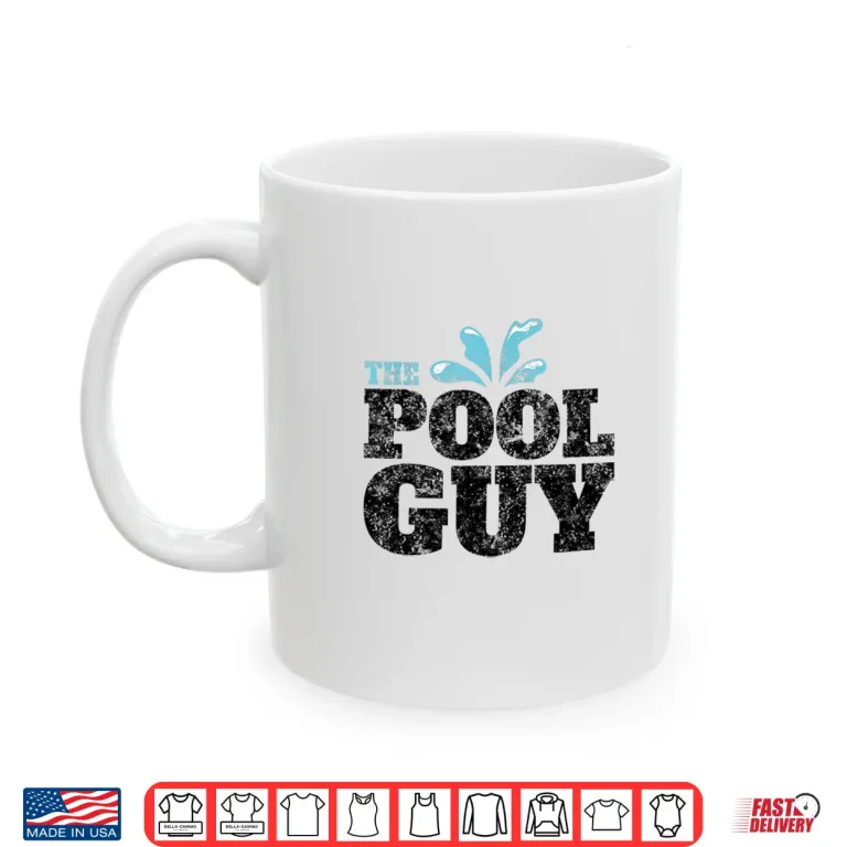 Mug Professional For Him The Pool Guy Funny Swimming Vintage Shirt