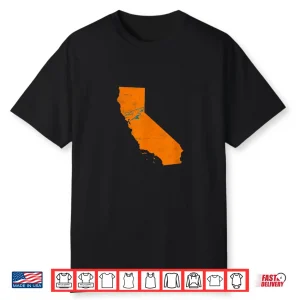 San Jose Region California Shark Swimming Professional Graphic Shirt