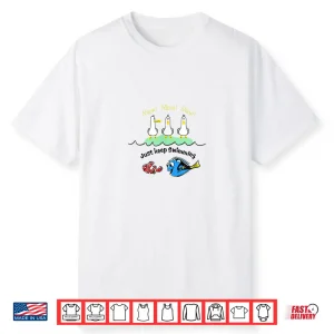 Seagulls Just Keep Swimming Disney Pixar Finding Nemo Dory Movie Shirt