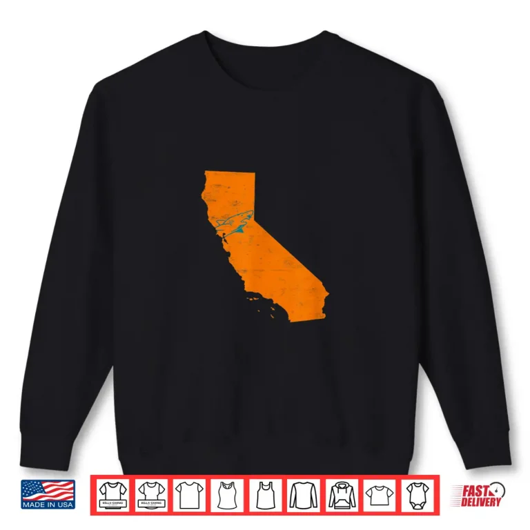 Sweatshirt San Jose Region California Shark Swimming Professional Graphic Shirt