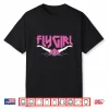 Vaporwave Eighties Style Swimmer Swim Fly Girl Butterfly Swimming Shirt