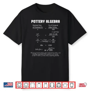 Ceramic Artist Craft Pottery Algebra Potter Ceramicist Graphic Shirt