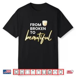 From Broken To Beautiful Kintsugi Japanese Pottery Art Professional Shirt