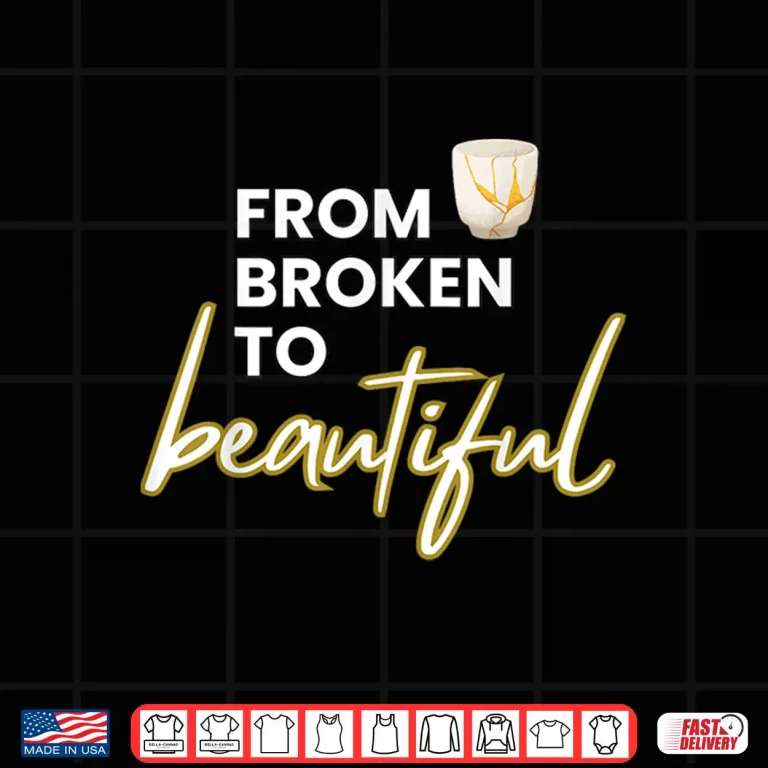 Design From Broken To Beautiful Kintsugi Japanese Pottery Art Professional Shirt