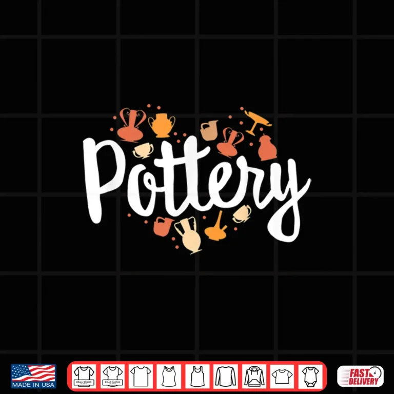 Design Heart Clay Pots Love Pottery Ceramic Artist Professional Graphic Shirt