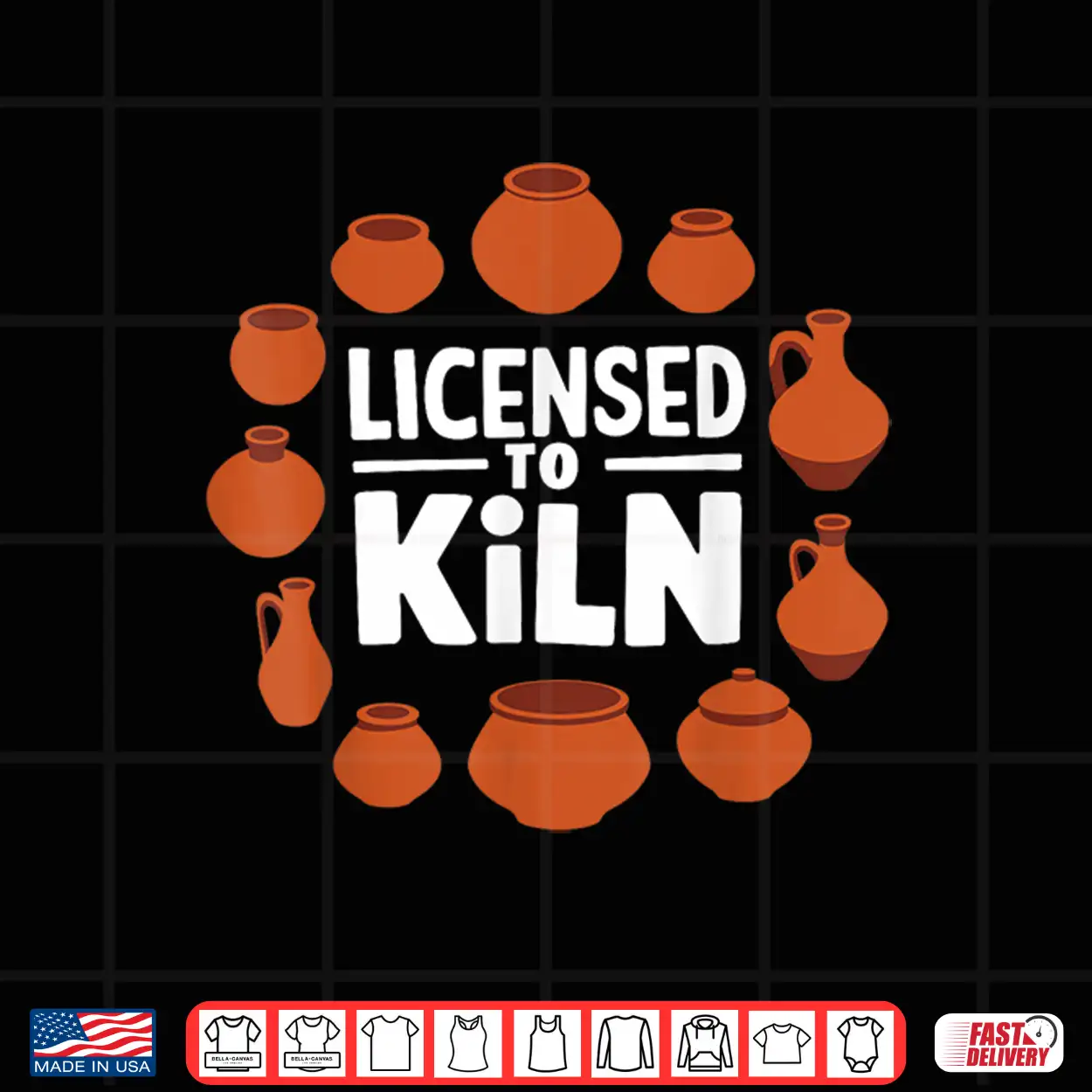 Licensed To Kiln Pottery Lover Ceramic Artist Professional Humor Shirt Licensed To Kiln Pottery Lover Ceramic Artist Professional Humor Shirt