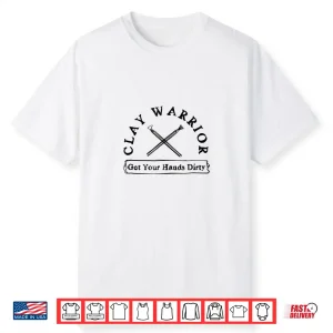 Professional Identity Clay Warrior Pottery Modern Graphic Apparel Shirt