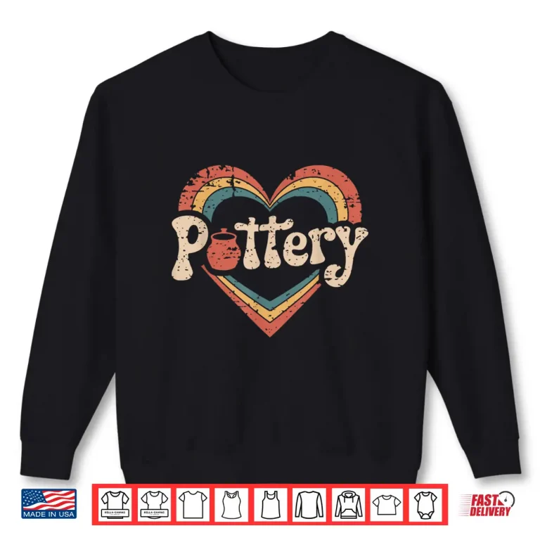 Sweatshirt Professional Minimalist Pottery Modern Graphic Aesthetic Apparel Shirt