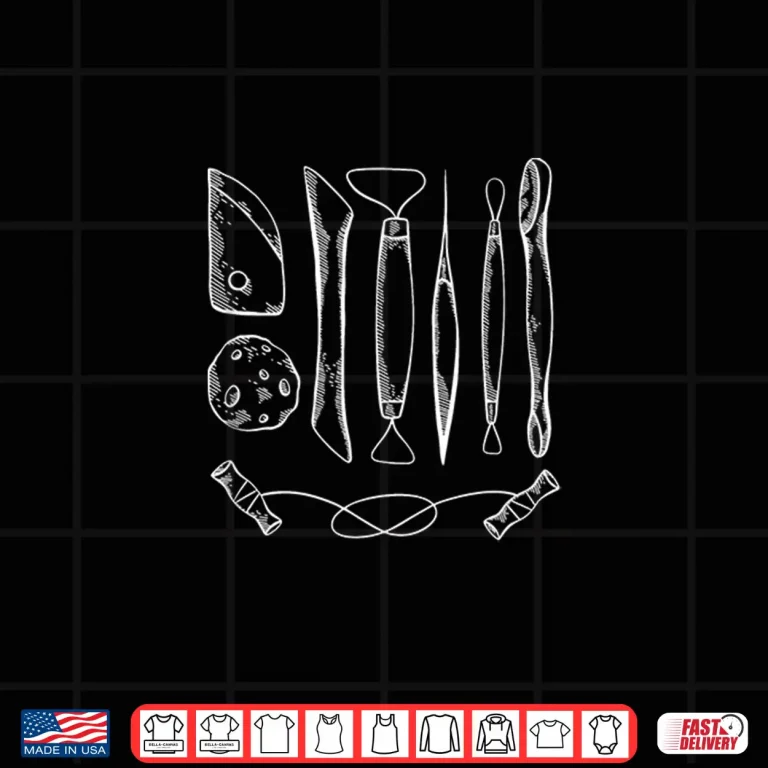 Design Professional Tools Pottery Tools Clay Ceramics Artist Graphic Shirt