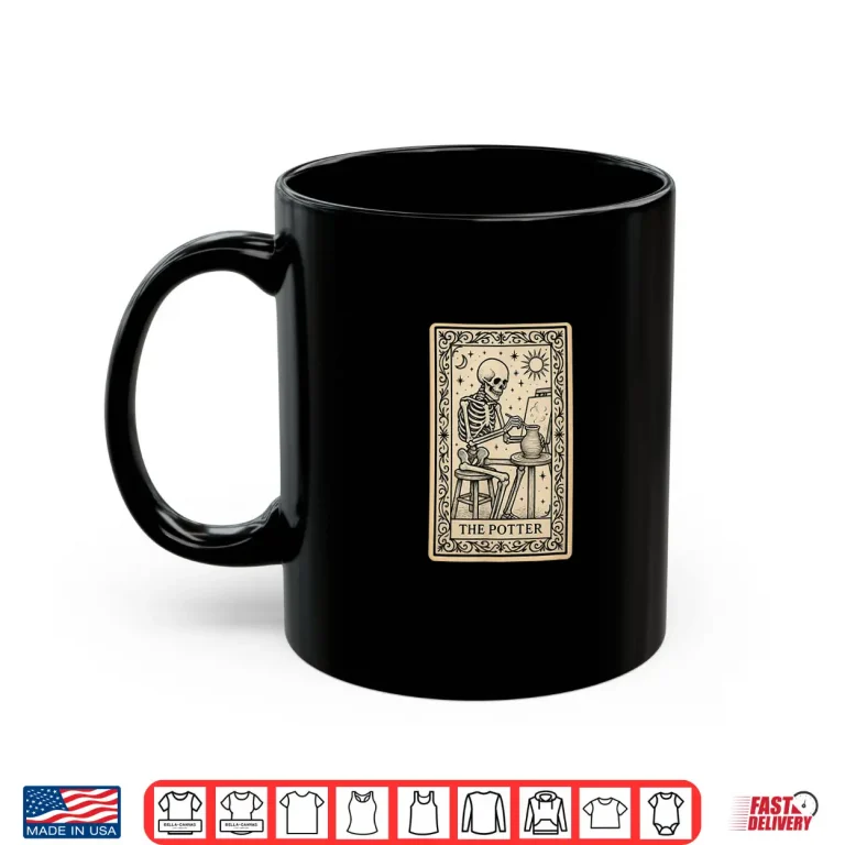 Mug The Pottery Tarot Card Art Artist Potter Spooky Gothic Shirt