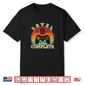Nine Years Married Level Nine Complete Ninth Wedding Anniversary Shirt