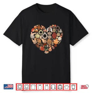 Professional Minimalist Pottery Ceramics Artist Heart Graphic Shirt