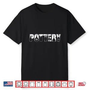Professional Minimalist Pottery Ceramics Artist Modern Graphic Shirt