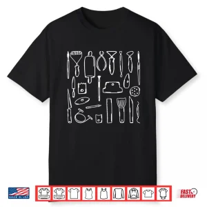 Professional Tools Pottery Tools Potter Ceramic Artist Graphic Shirt