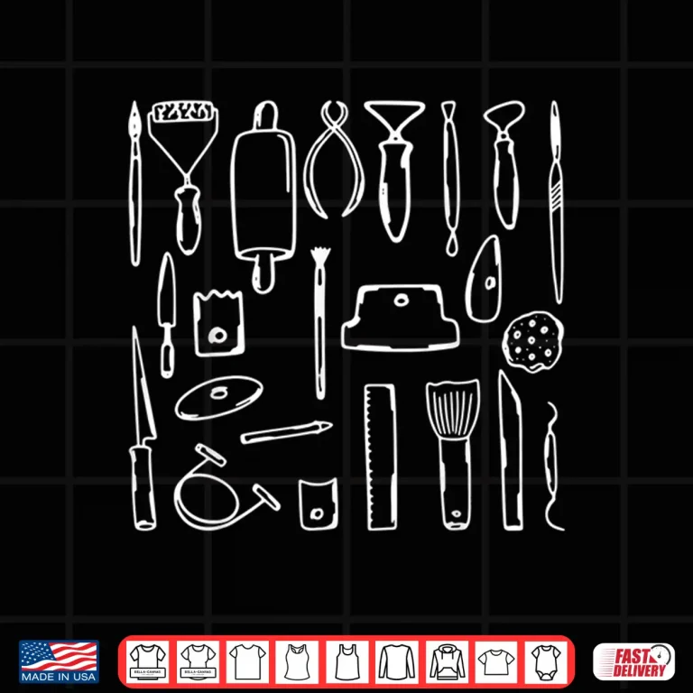 Design Professional Tools Pottery Tools Potter Ceramic Artist Graphic Shirt