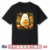 Ghost Fall Pumpkins Ceramic Artist Halloween Autumn Graphic Shirt