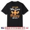 Potter Ceramicist Pottery And Cats Professional Identity Graphic Shirt