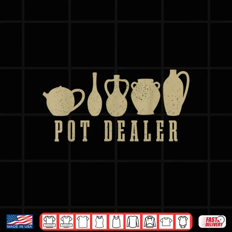 Design Pot Dealer Professional Potter Vintage Ceramic Artist Humor Shirt