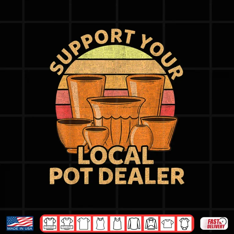 Design Pot Dealer Professional Pottery Artists Modern Humor Funny Shirt