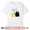 Professional Animal Graphic Bad Pottery Cat Modern Humor Funny Shirt