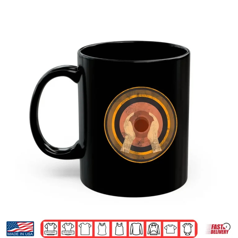 Mug Professional Gift Ceramic Artist Pottery Modern Retro Graphic Shirt