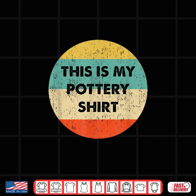 Design Professional Minimalist This Is My Pottery Shirt Modern Statement Shirt