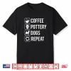 Coffee Dogs Clay Handmade Ceramics Artist Professional Identity Shirt