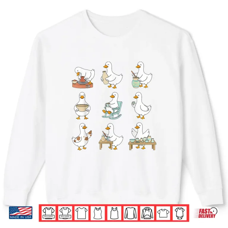 Sweatshirt Clay Whisperer Pot Dealer Silly Goose Making Pottery Humor Shirt