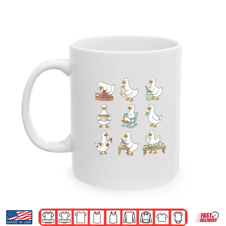 Mug Clay Whisperer Pot Dealer Silly Goose Making Pottery Humor Shirt