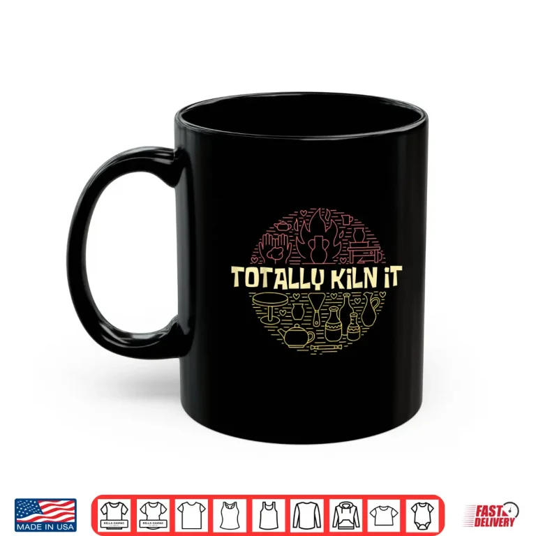 Mug Potted Circle Design Totally Kiln It Pottery Professional Shirt