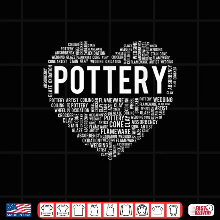 Design Professional Heart Design Pottery Potter Ceramicist Clay Craft Shirt
