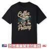 Professional Minimalist Coffee And Pottery Modern Aesthetic Graphic Shirt